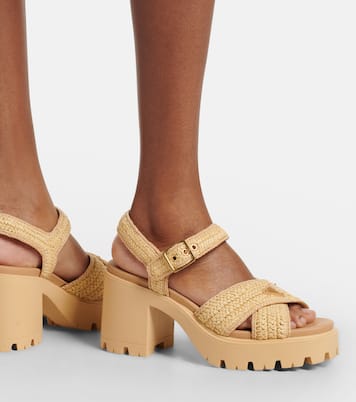 Crochet sandals | Prada