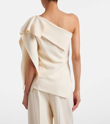 Lavinia draped one-shoulder top | Fforme