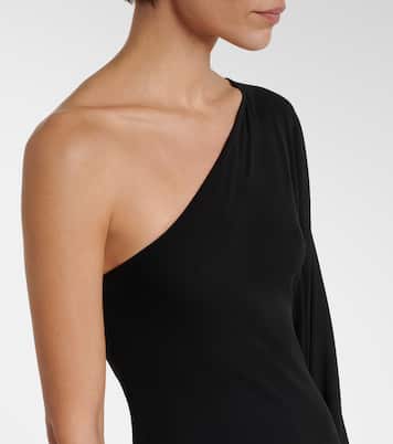 Asymmetric jersey maxi dress | Gucci