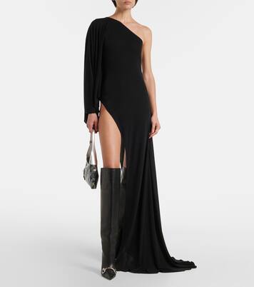 Asymmetric jersey maxi dress | Gucci