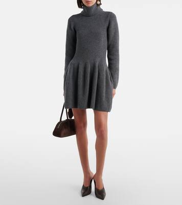 Ribbed-knit cashmere minidress | Magda Butrym