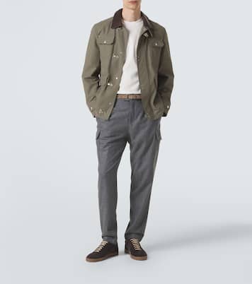 Logo cotton jersey T-shirt  | Brunello Cucinelli
