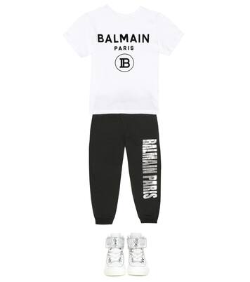 Logo cotton T-shirt | Balmain Kids