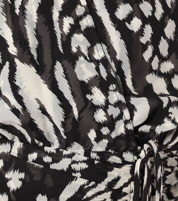 Robe Kiran imprimée en soie | Veronica Beard