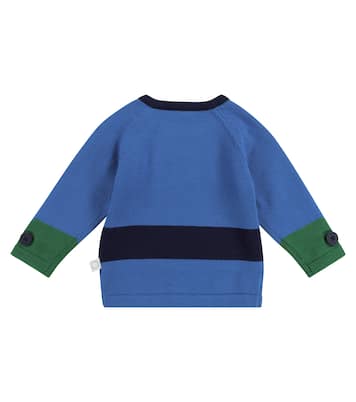 Baby intarsia cotton sweatshirt | Stella McCartney Kids
