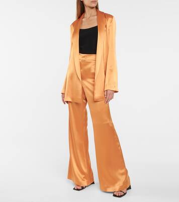 Pantalon large Julianne à taille haute | Galvan