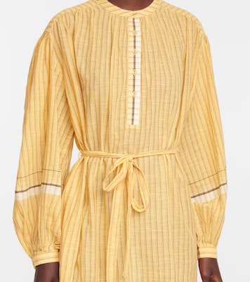 Robe midi Rabea à rayures en coton | Ulla Johnson