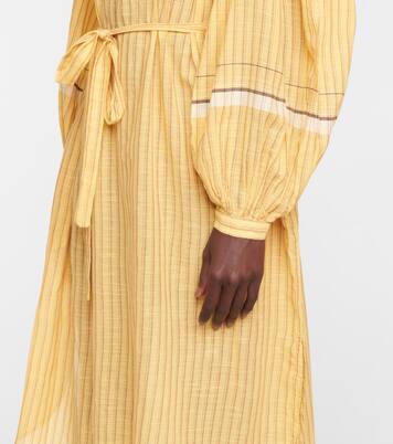 Robe midi Rabea à rayures en coton | Ulla Johnson