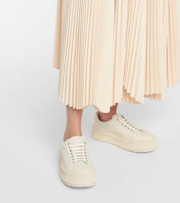 Canvas platform sneakers | Jil Sander