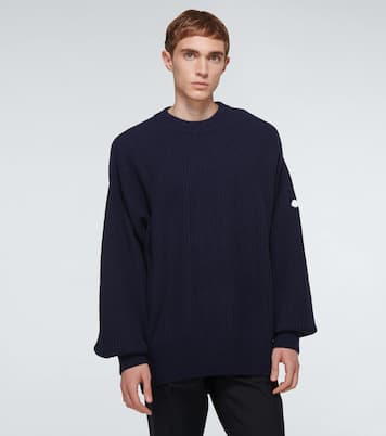 2 Moncler 1952 logo cashmere sweater | Moncler Genius
