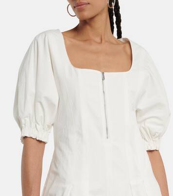 Robe White Label en coton et lin | Proenza Schouler