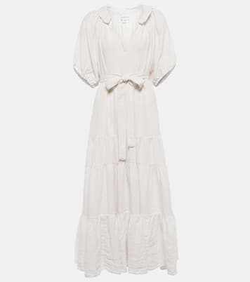 Robe midi Karina en lin | Velvet