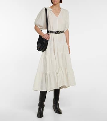 Robe midi Karina en lin | Velvet