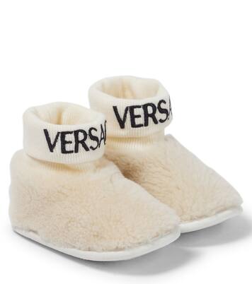 Baby shearling booties | Versace Kids