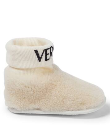 Baby shearling booties | Versace Kids