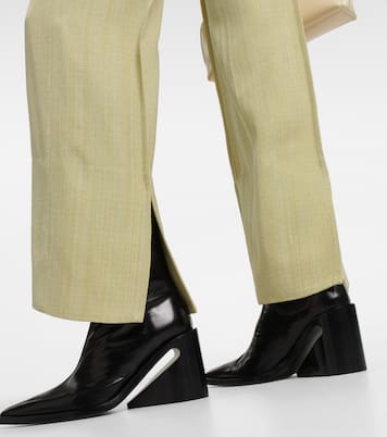 Pantalon raccourci à taille haute | Jil Sander