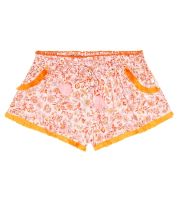 Lulu floral shorts | Poupette St Barth Kids