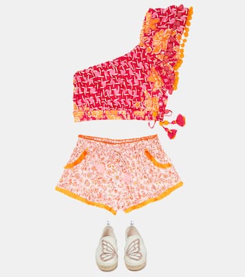 Lulu floral shorts | Poupette St Barth Kids