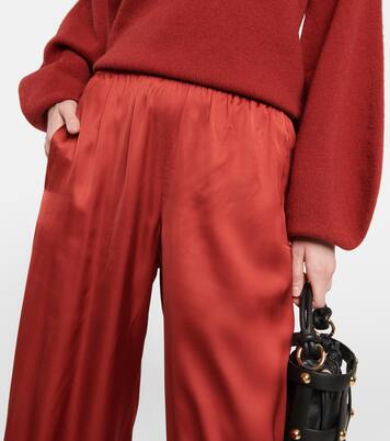 Gerade Hose aus Satin | Vince