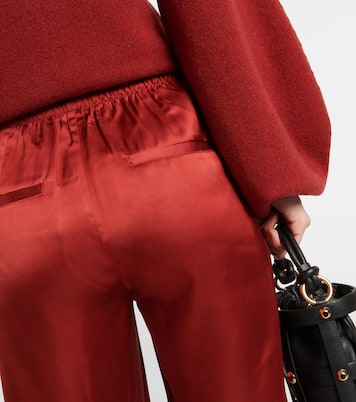 Gerade Hose aus Satin | Vince