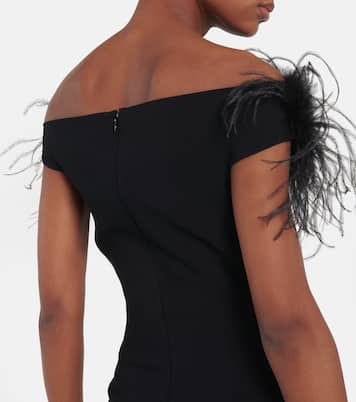 Minikleid mit Federn | Giuseppe di Morabito