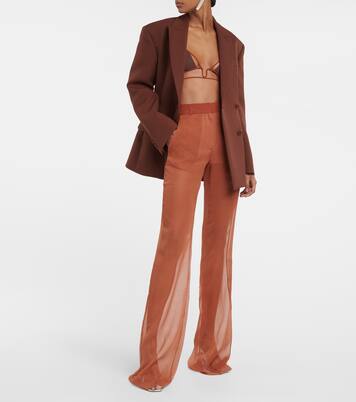 Cutout cotton bra top | Nensi Dojaka