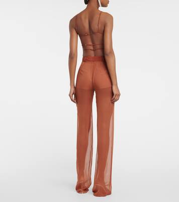 Cutout cotton bra top | Nensi Dojaka