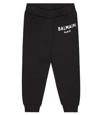 Baby logo cotton sweatpants | Balmain Kids