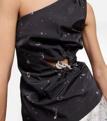 Bedrucktes One-Shoulder-Top | Jacques Wei