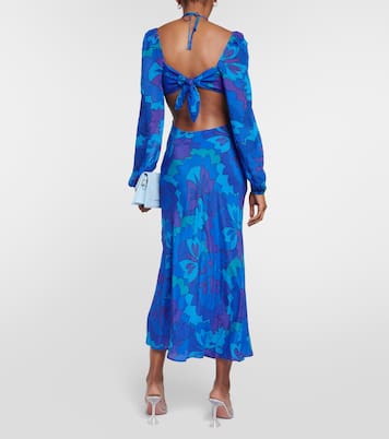 Kamilla printed georgette maxi dress | Rixo