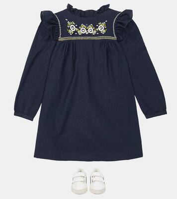 Kleid Tilia aus Wolle und Baumwolle | Bonpoint