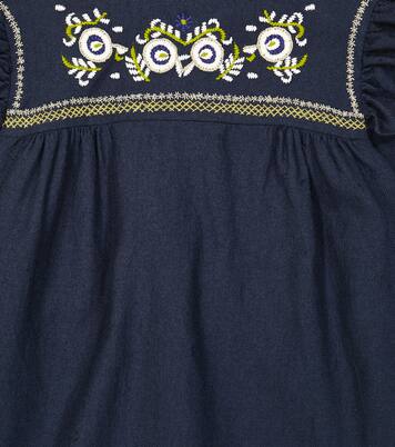 Kleid Tilia aus Wolle und Baumwolle | Bonpoint