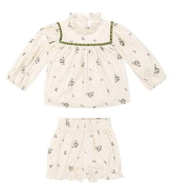 Bébé – Ensemble blouse et short Ayame en coton | C'era Una Volta