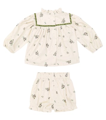 Bébé – Ensemble blouse et short Ayame en coton | C'era Una Volta