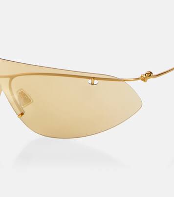 Knot shield sunglasses | Bottega Veneta