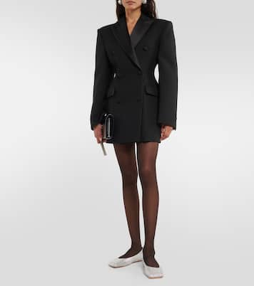 Ane embellished suede ballet flats | Amina Muaddi