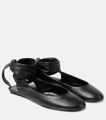 Cloe leather slingback flats | The Attico
