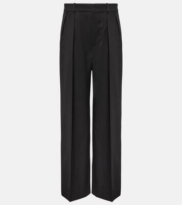Weite Hose aus Schurwolle | Wardrobe.NYC