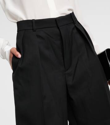 Weite Hose aus Schurwolle | Wardrobe.NYC