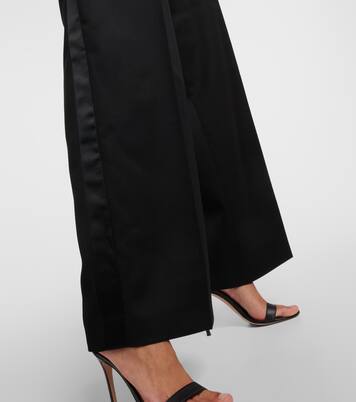 Weite Hose aus Schurwolle | Wardrobe.NYC