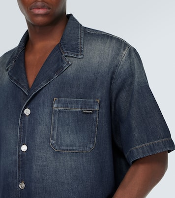 Chambray bowling shirt | Valentino