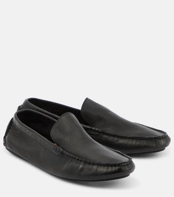 Lucca leather moccasins | The Row