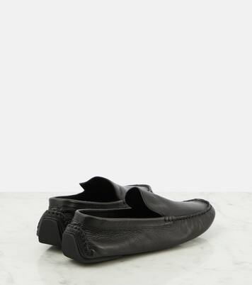 Lucca leather moccasins | The Row