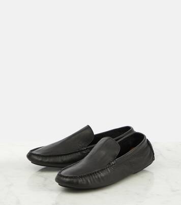 Lucca leather moccasins | The Row