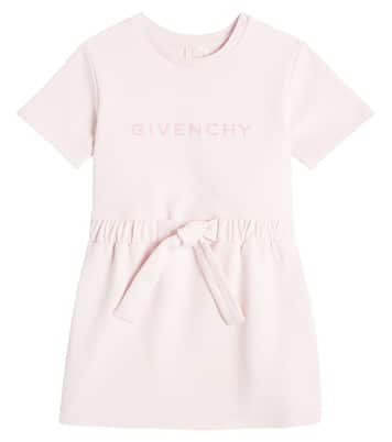 Logo cotton-blend dress | Givenchy Kids