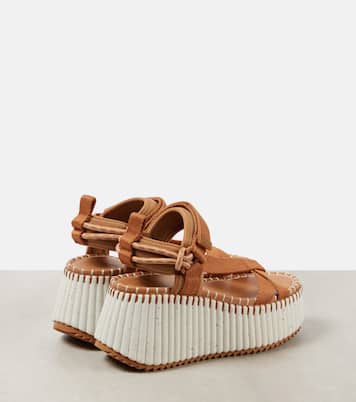 Nama 80 wedge sandals | Chloé