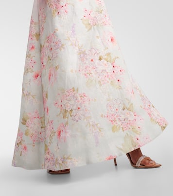 Maxikleid Halliday aus Leinen mit Spitze | Zimmermann