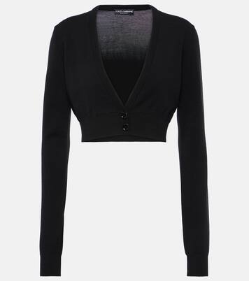 Cropped-Cardigan aus Schurwolle | Dolce&Gabbana