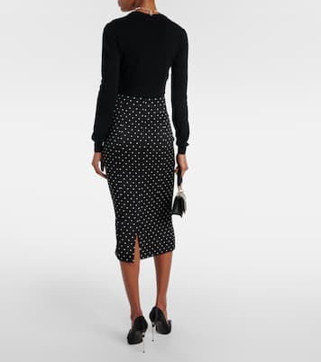 Cropped-Cardigan aus Schurwolle | Dolce&Gabbana