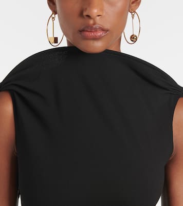 Asymmetric hoop earrings | Jacquemus